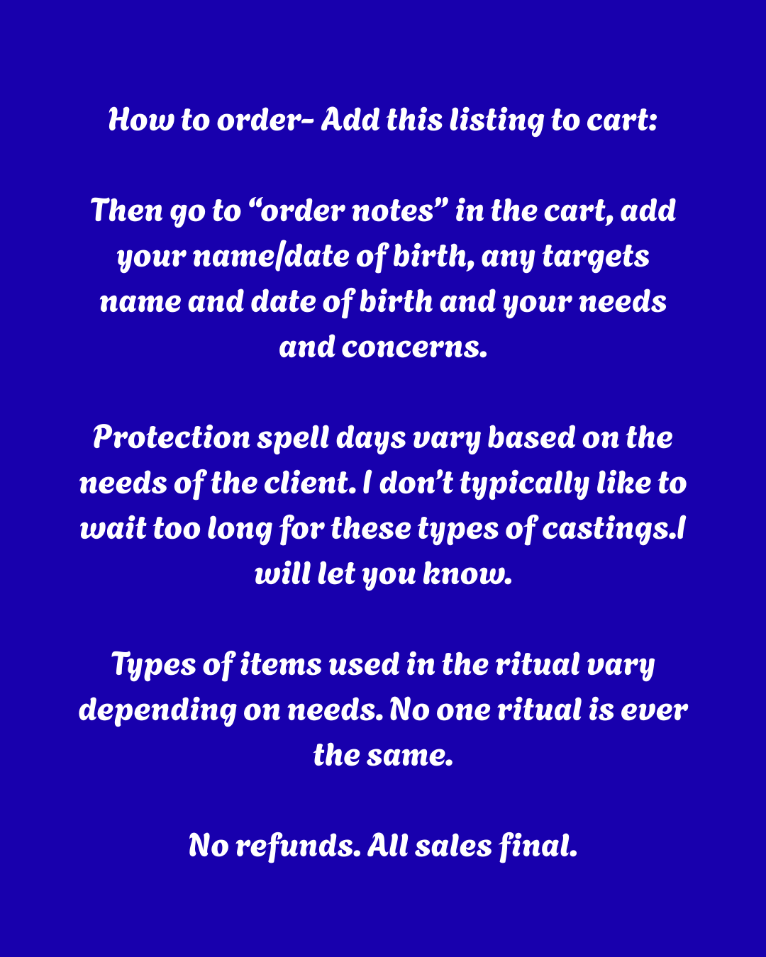 Custom Protection Spellwork / Spellcasting Service