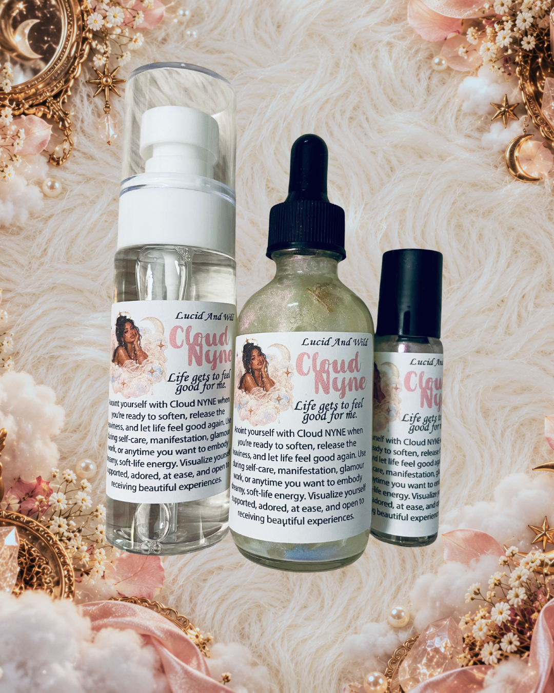 Cloud NYNE CLOUD NYNE Intention Oil - Soft Life • Elevated Energy • Bliss • Divine Feminine • Dreamy Glamour