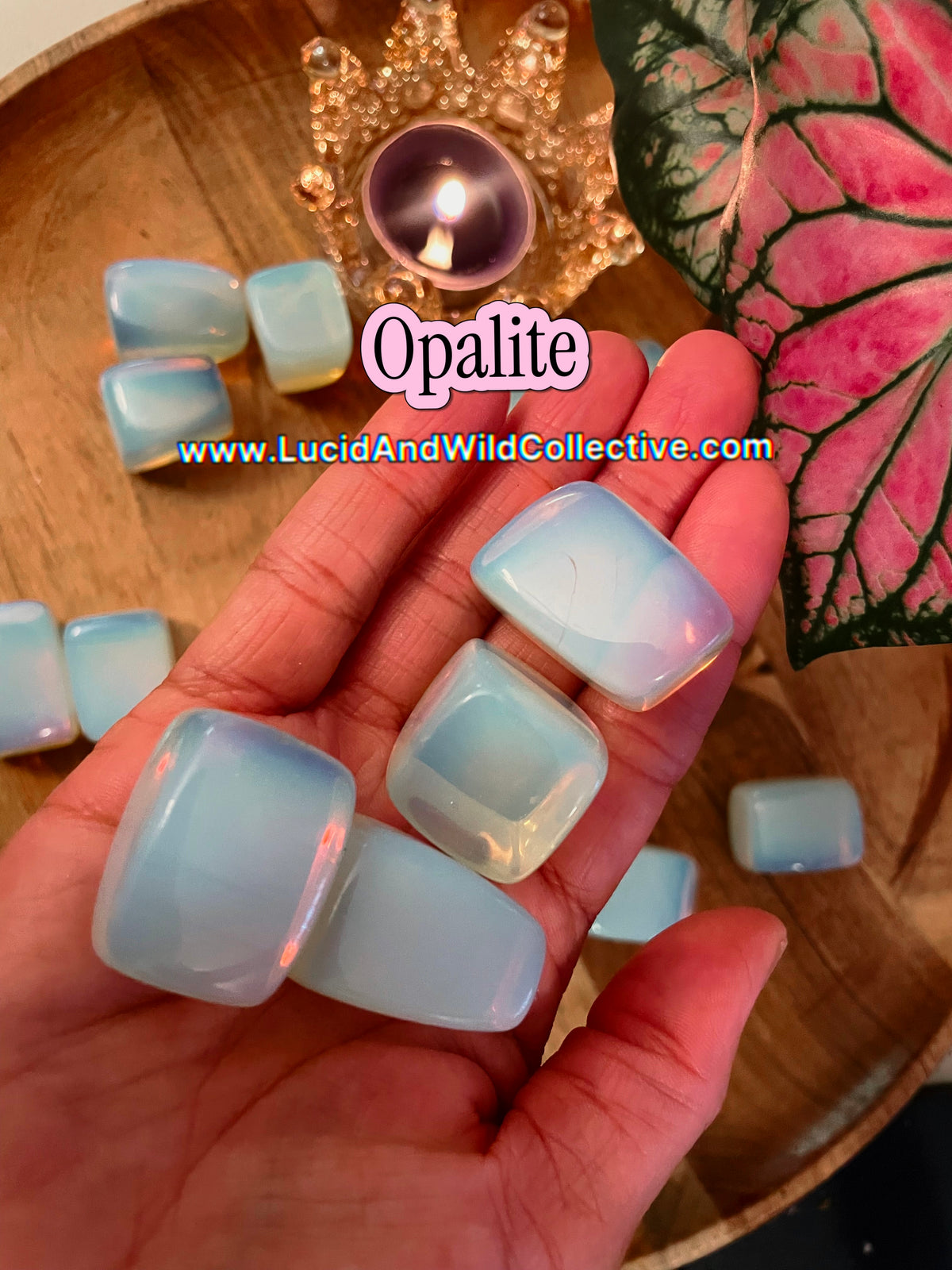 Opalite Tumbled Stone | Hope • Communication • New Beginnings