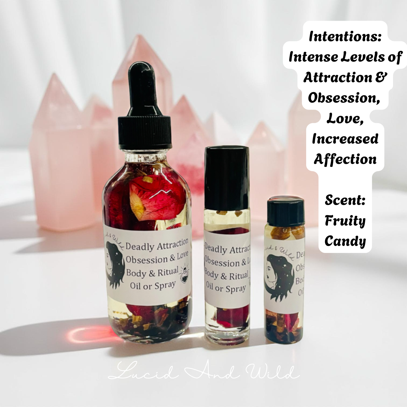 Deadly Attraction Ritual Oil for Obssession, Lust, Control, Attraction