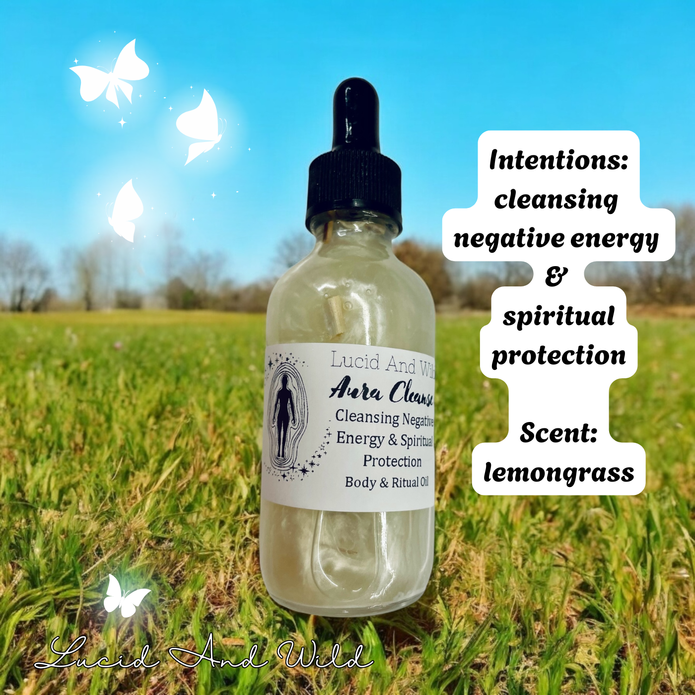 Aura Cleanse Oil- Van Van, Energy Cleansing, Remove negativity