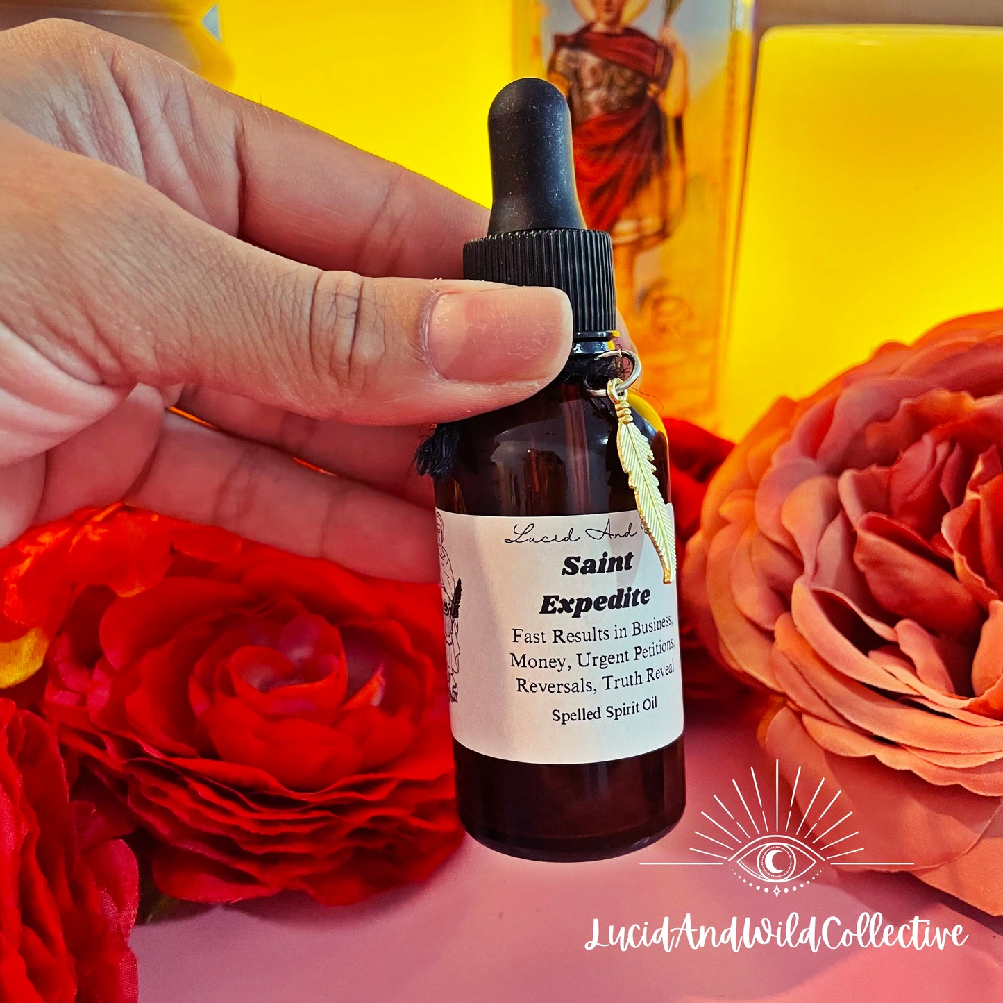 Saint Expedite Oil | Fast Luck | Remove Blockages