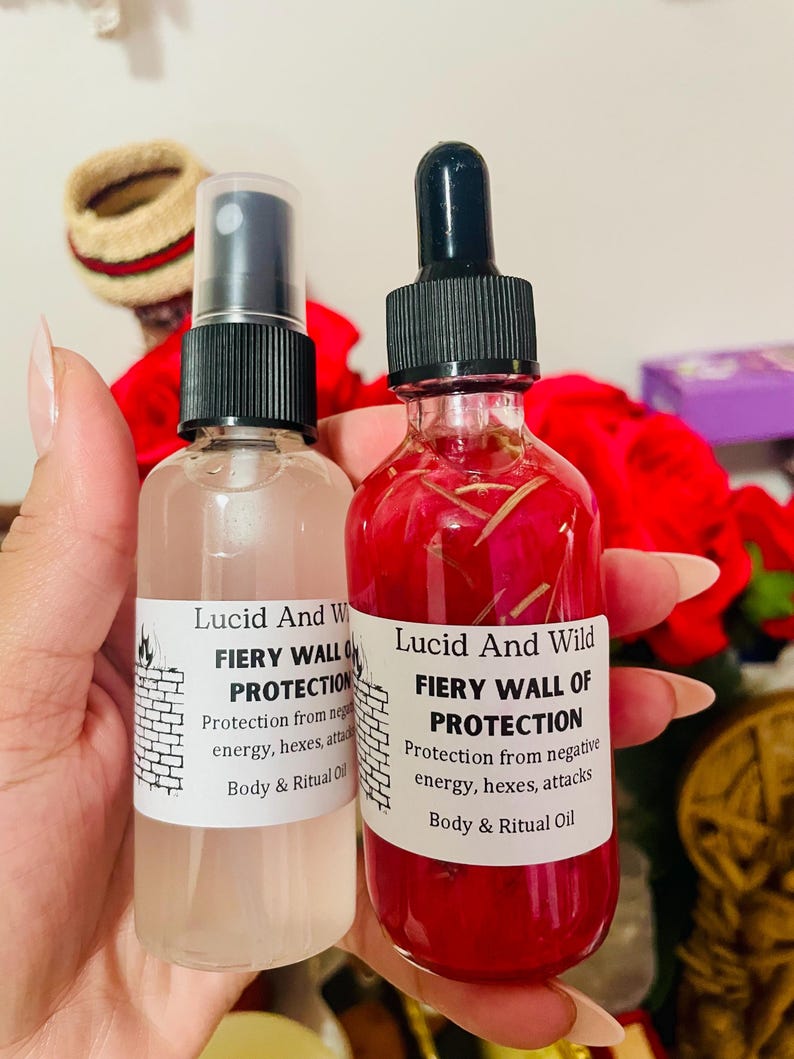 Fiery Wall of Protection- protects against harm/negativity