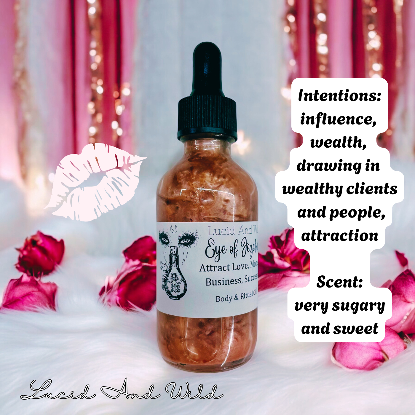 Jezebel- (Eye of Jezebel Oil) Attraction, Ambition, Clients, Control