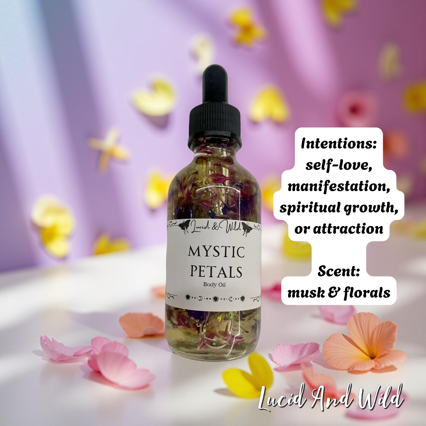Mystic Petals- Spiritual Growth, Attraction, Self-love, Manifestation