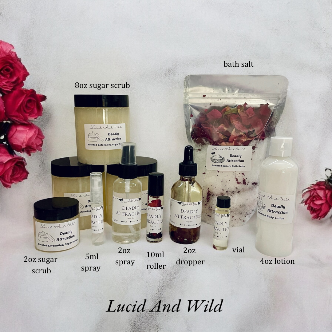 Deadly Attraction Ritual Oil for Obssession, Lust, Control, Attraction