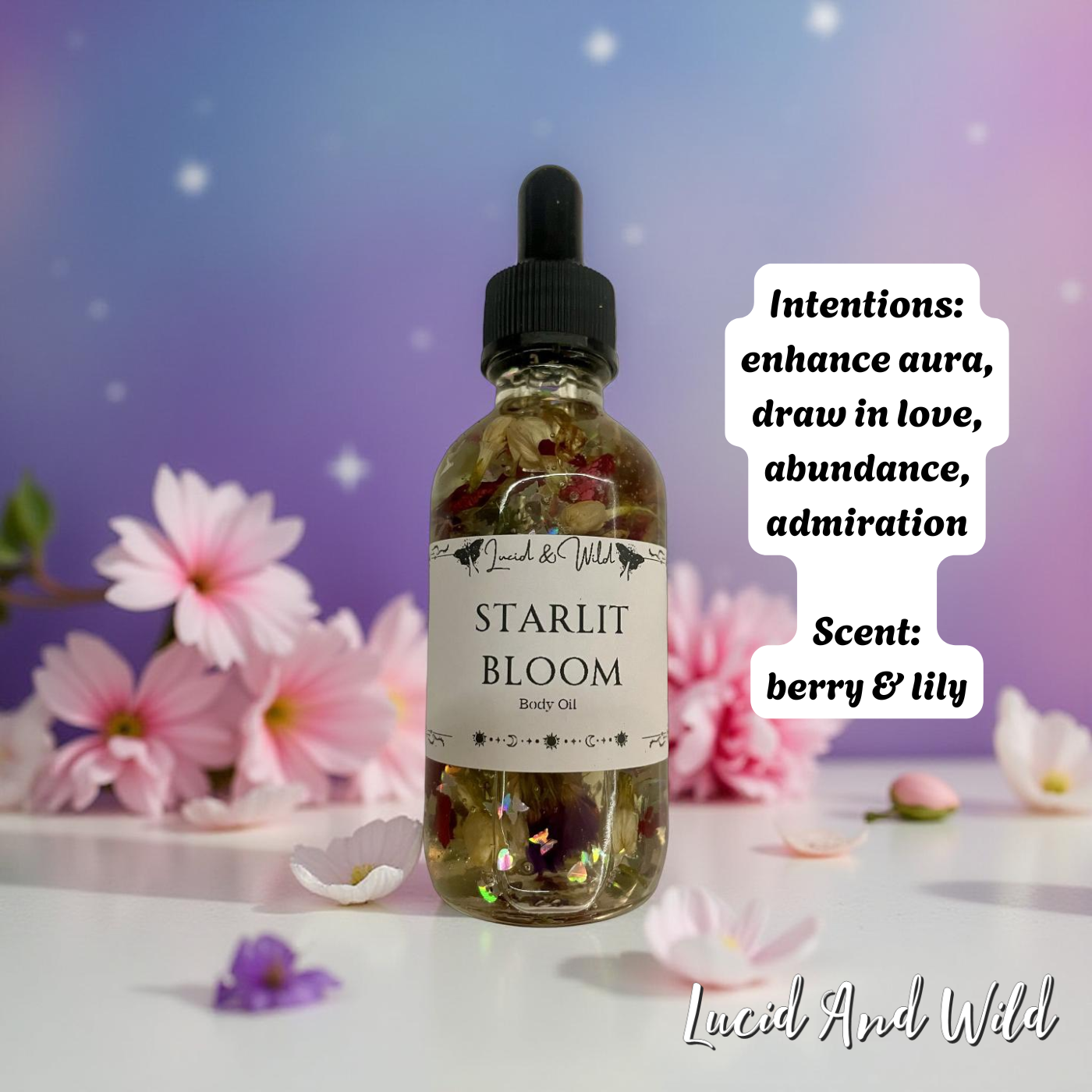 Starlit Bloom- Attraction, Confidence, Joy, Abundance