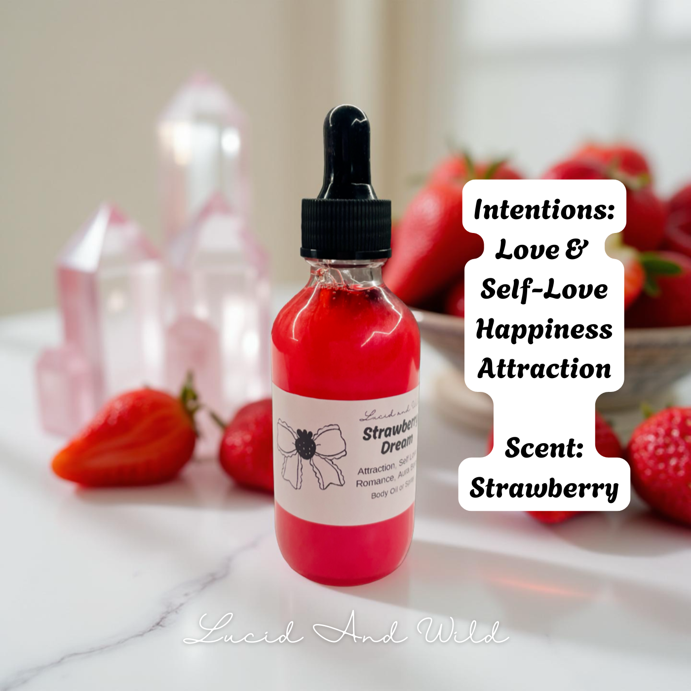 Strawberry Dream Body Oil -Love, Self-Love, Joy