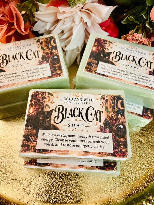 Black Cat Ritual Soap | Good Luck • Protection • Favor