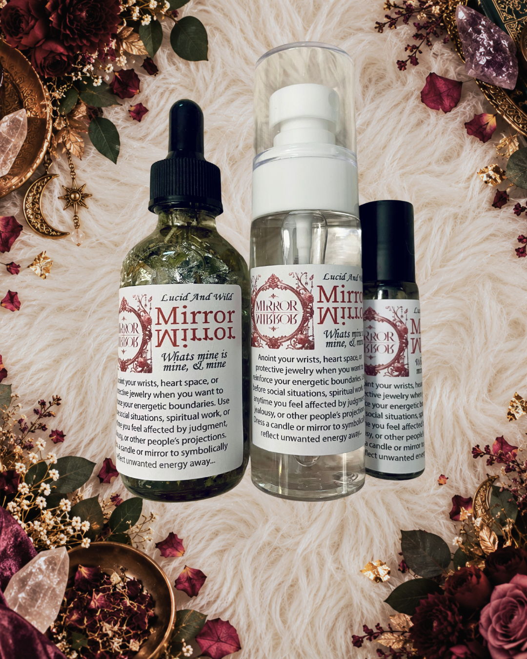 MIRROR MIRROR Intention Oil-  Glamour • Reflection • Protection • Self-Concept