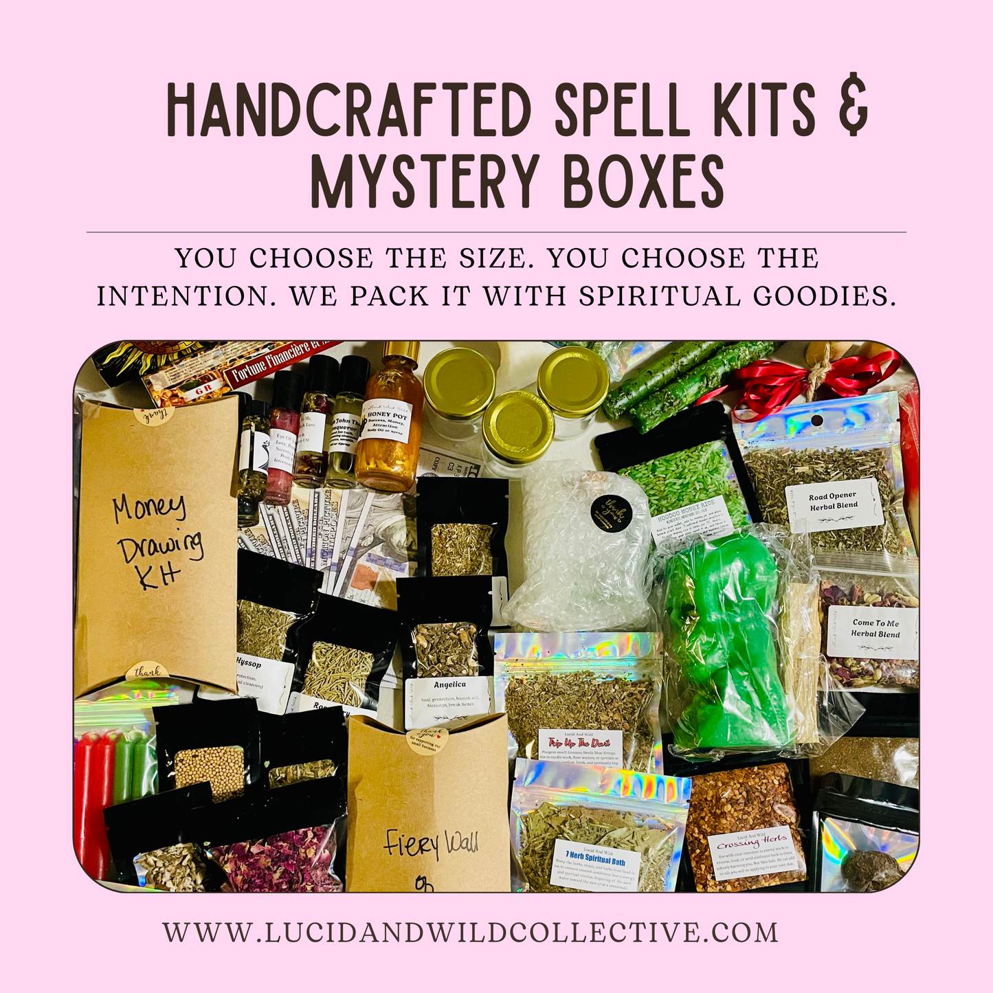 Mystery intuitively Curated Spiritual kits