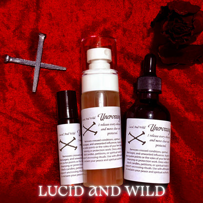 Uncrossing- Removed Crossed Conditions, Jinxes, Bad Luck, Hoodoo Conjure Oil