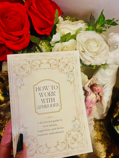 Aphrodite Digital PDF download- Devotional GuideBook - Working with Aphrodite, tips, prayers, & rituals