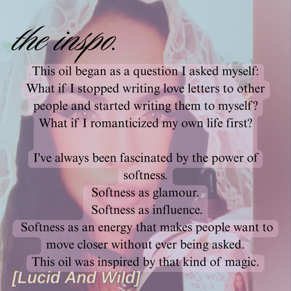 Love Letters & Lace Intention Oil - Attraction, Glamour, Love, Beauty