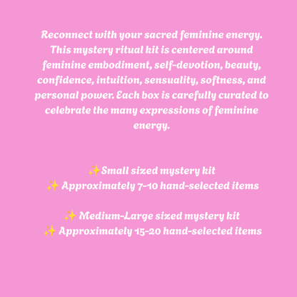 Goddesses, Feminine Energy & Archetypes Mystery Kits