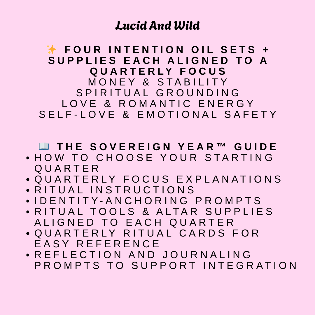 The Sovereign Year 2026 Manifestation Kit