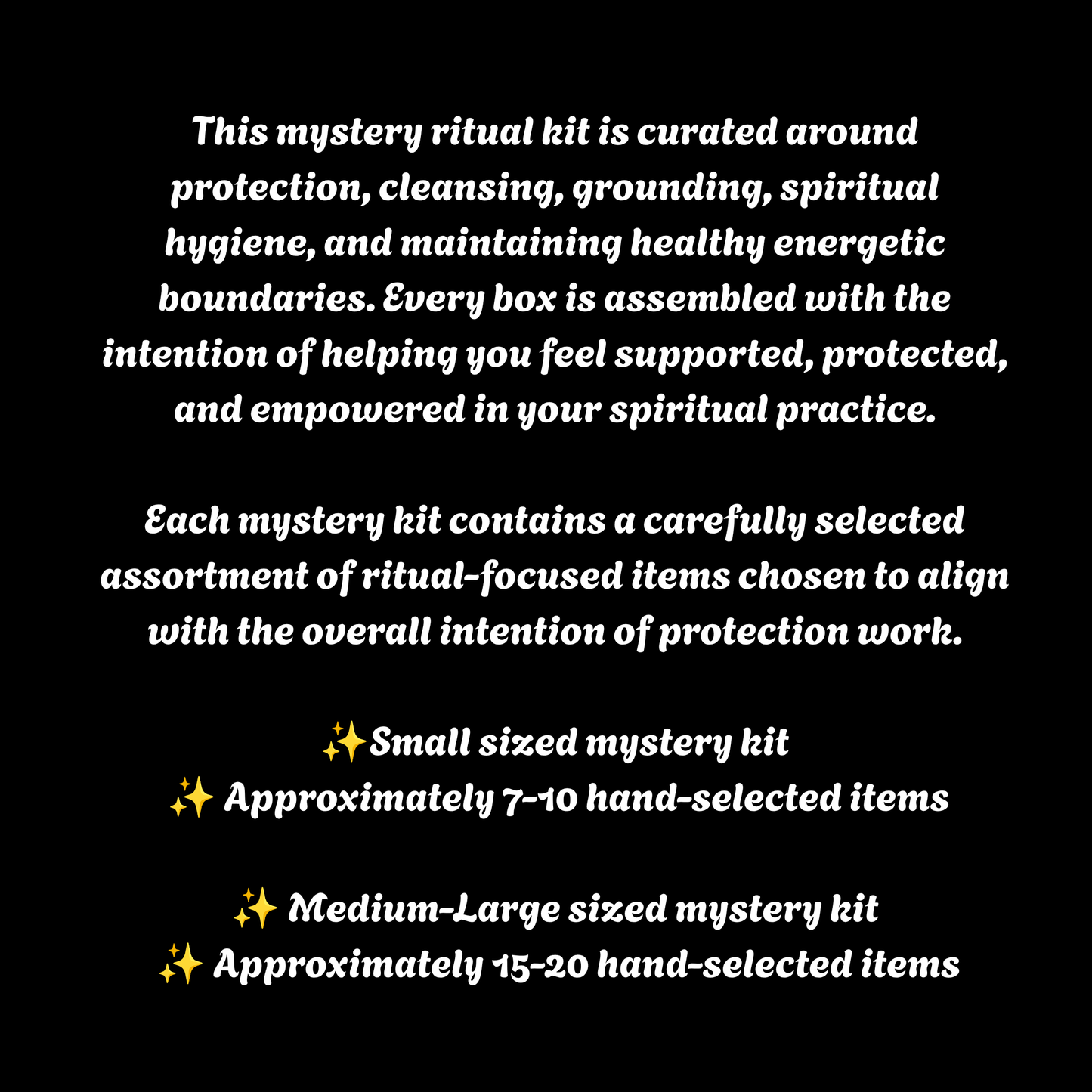 Protection Based Mystery Witchcraft Box