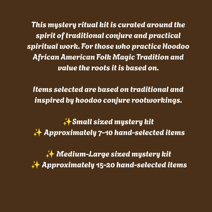 Hoodoo Conjure Based Mystery Kit