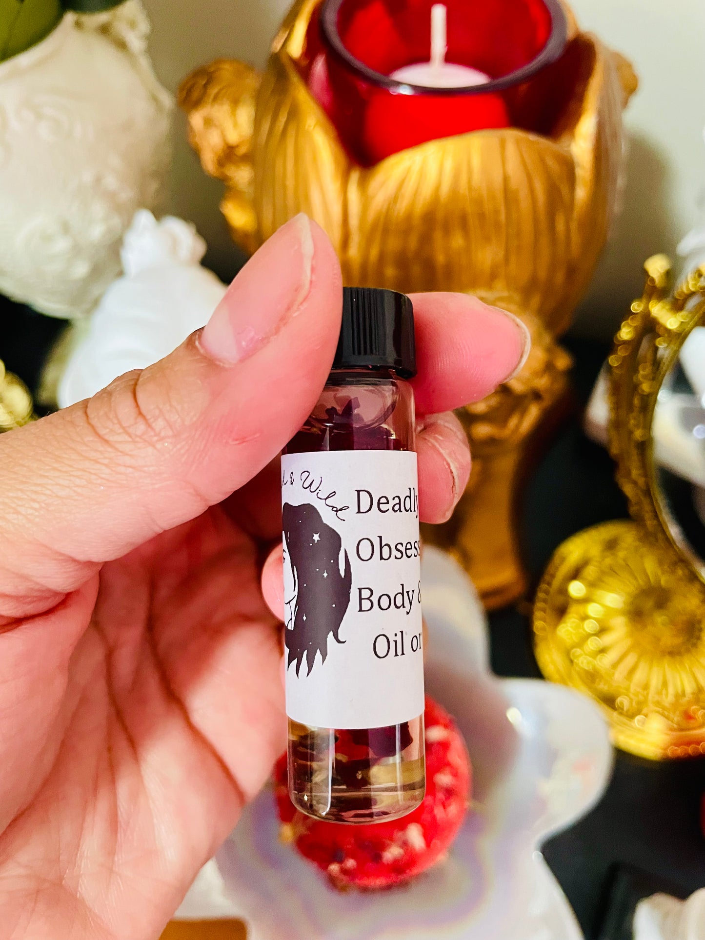 Deadly Attraction Ritual Oil for Obssession, Lust, Control, Attraction