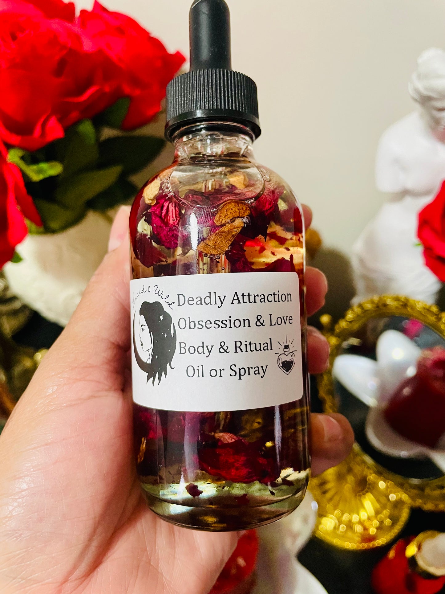 Deadly Attraction Ritual Oil for Obssession, Lust, Control, Attraction