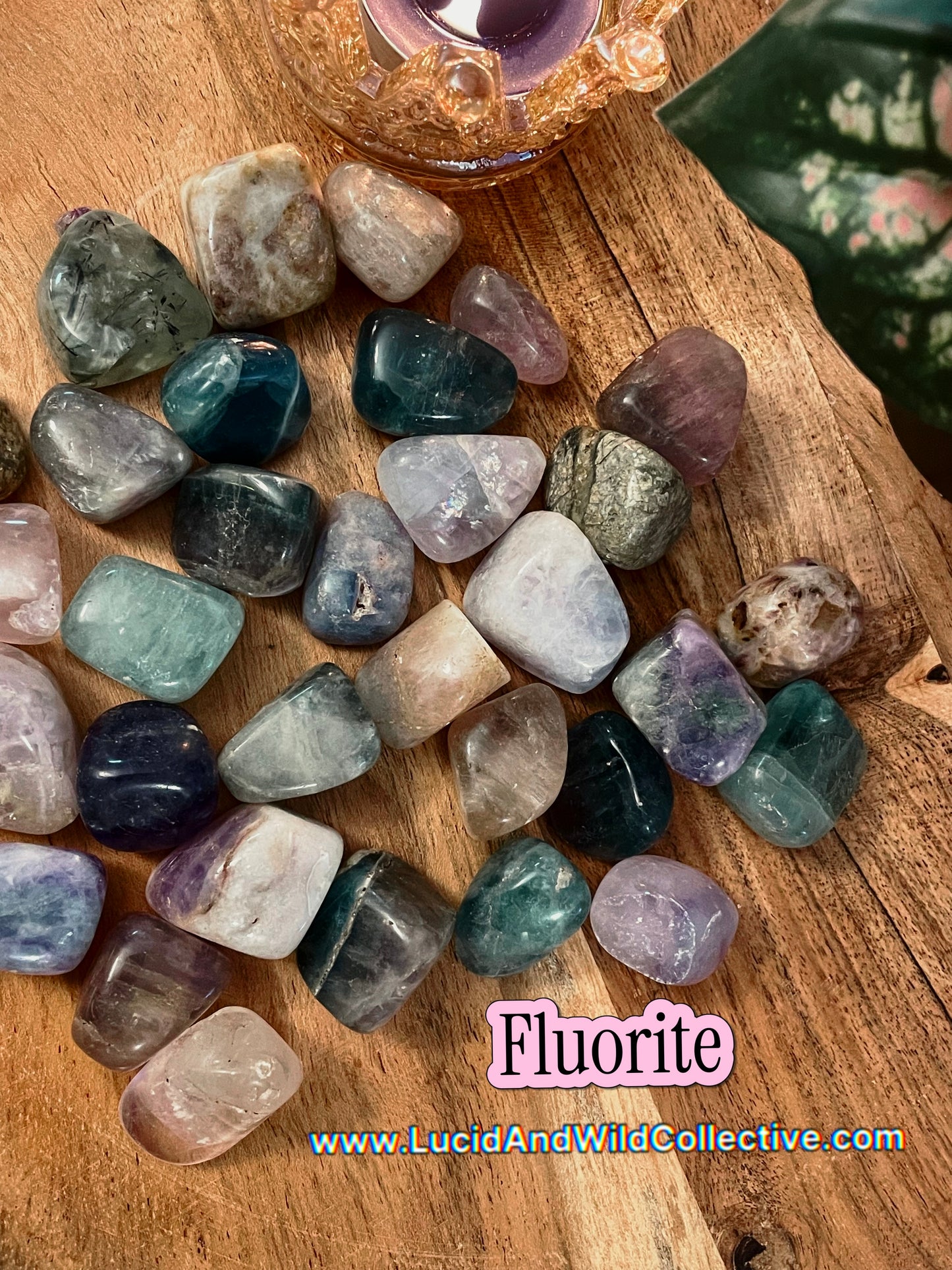 B-Grade Fluorite Tumbled Stone | Focus • Organization • Clarity