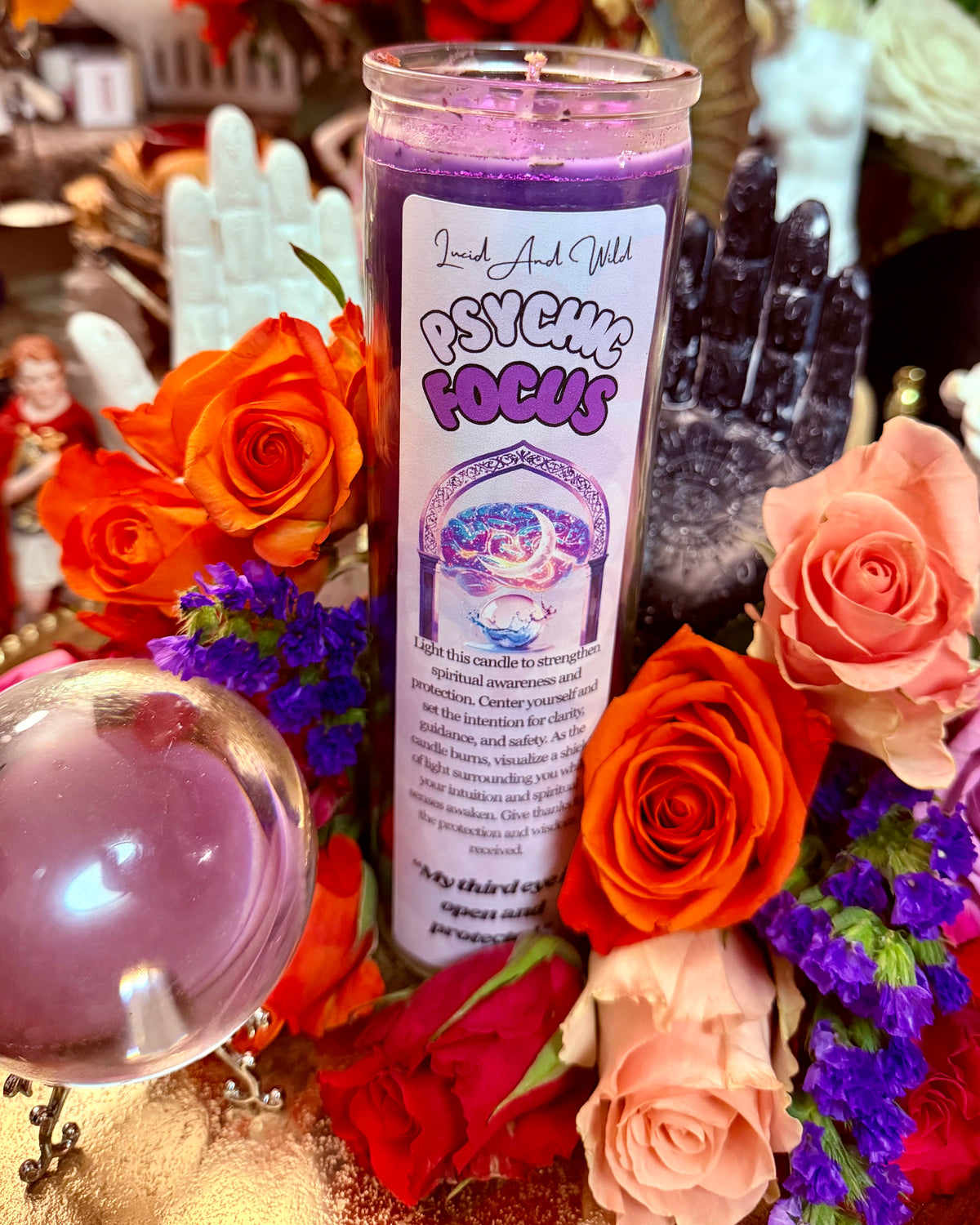Psychic Focus | 7-Day Intuition & Divination Candle