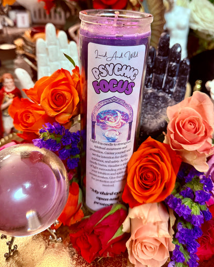 Psychic Focus | 7-Day Intuition & Divination Candle