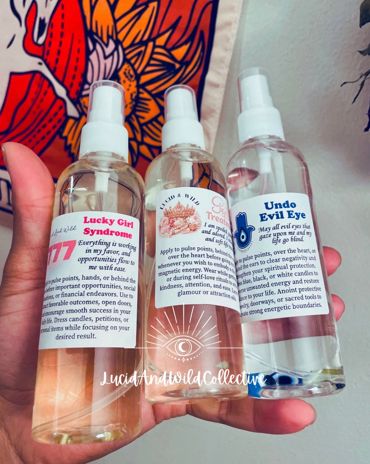 4oz size Intention Oil Sprays (Choose One)