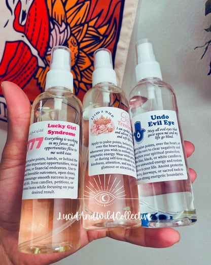 4oz size Intention Oil Sprays (Choose One)