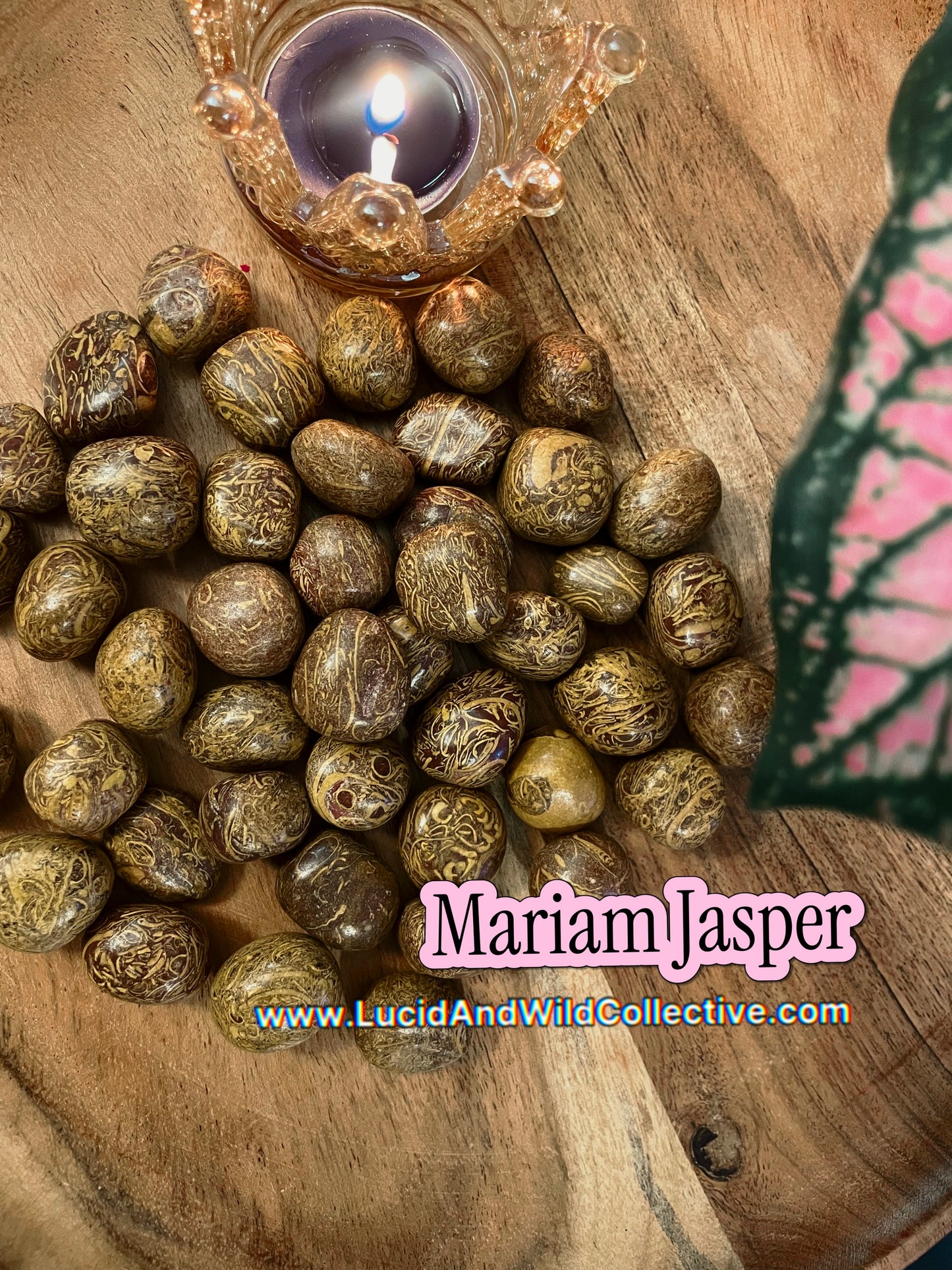Mariam Jasper Tumbled Stone | Ancestral Wisdom • Grounding • Creativity