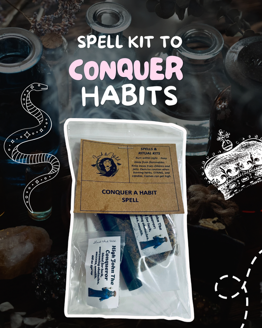 High John the Conqueror Mini Spell Kit Break Habits • Reclaim Discipline • Stand in Your Power