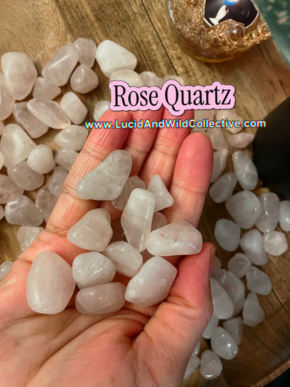 Rose Quartz Tumbled Stone | Self-Love • Compassion • Emotional Healing