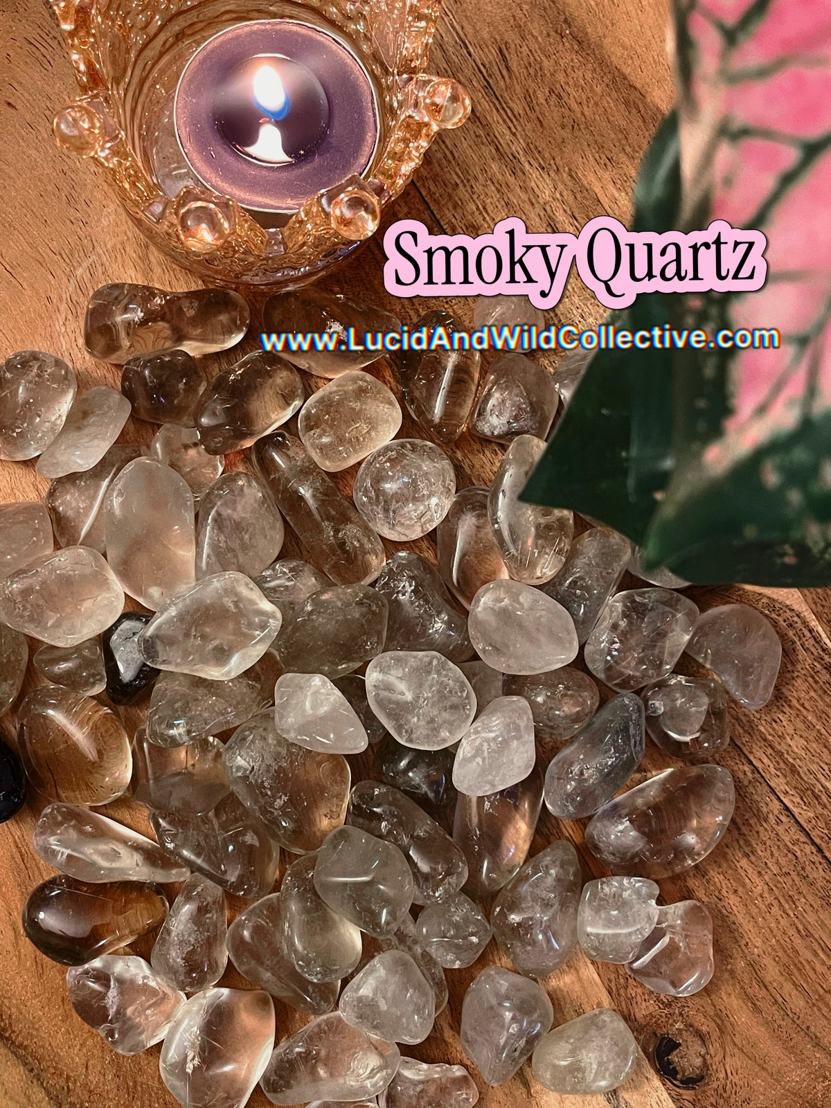 Smoky Quartz Tumbled Stone | Grounding • Protection • Release