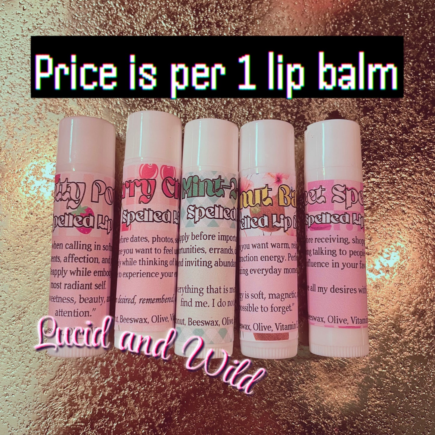 Glamour Magic Infused Lip Balms