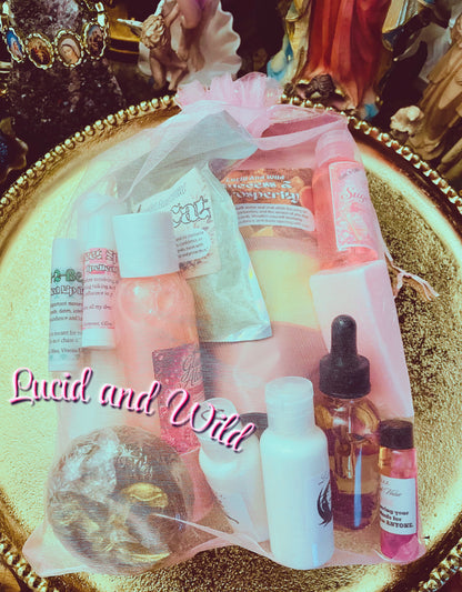 Mystery Self Care Witchy Box -all bath and body products (10-12 items)