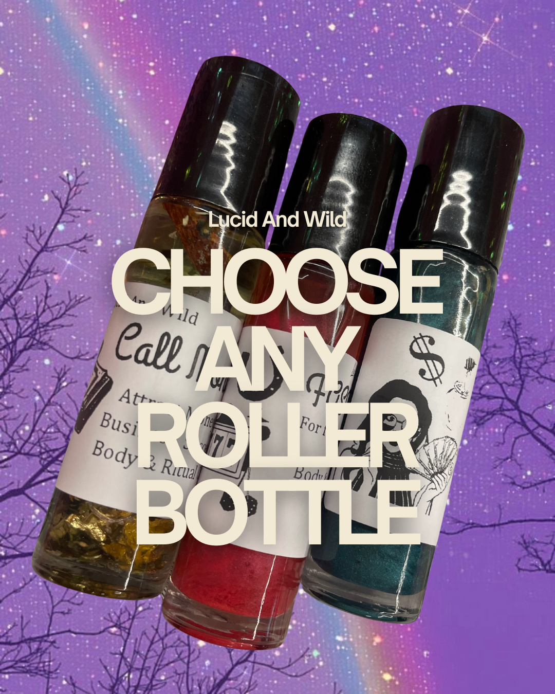 1 Roller Oil Vial - You Choose Intention Oils (Copy)