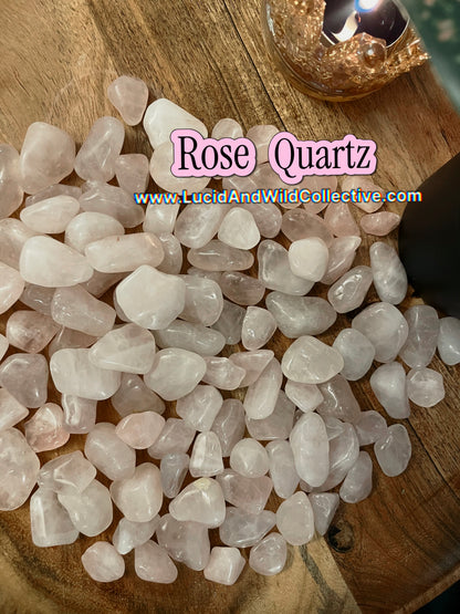 Rose Quartz Tumbled Stone | Self-Love • Compassion • Emotional Healing