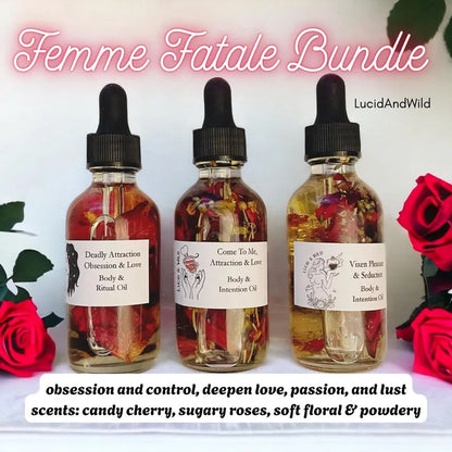 Femme Fatale Bundle- Deadly Attraction, Come To Me Love, Vixen