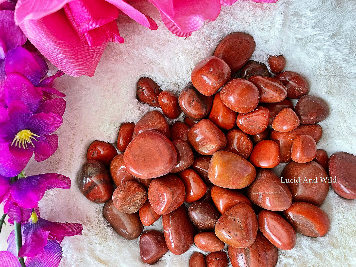 Red Jasper Tumbled Stone .75 -1 inch size