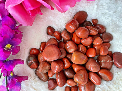 Red Jasper Tumbled Stone .75 -1 inch size