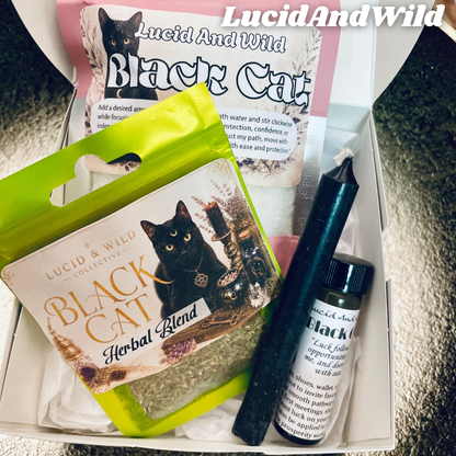 Black Cat Spell Kit- luck & protection
