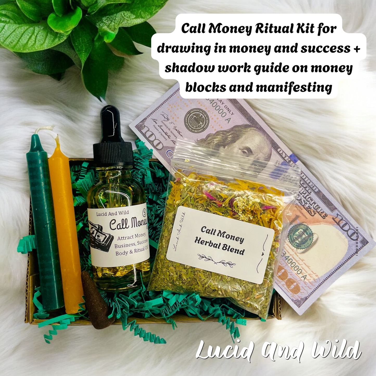 Call Money Ritual Kit- Money Drawing