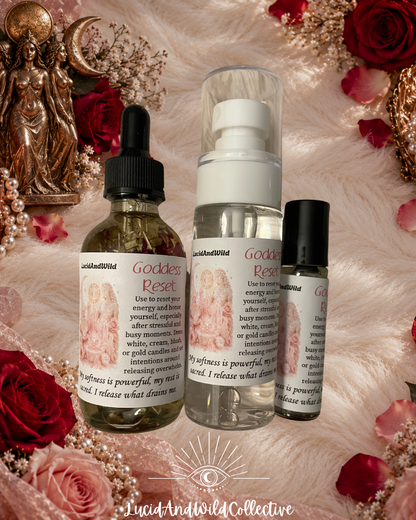 GODDESS RESET — Feminine Recalibration + Goddess Energy Intention Oil