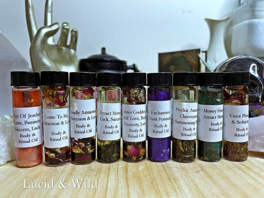 1 Oil Vial - You Choose Intention Oils
