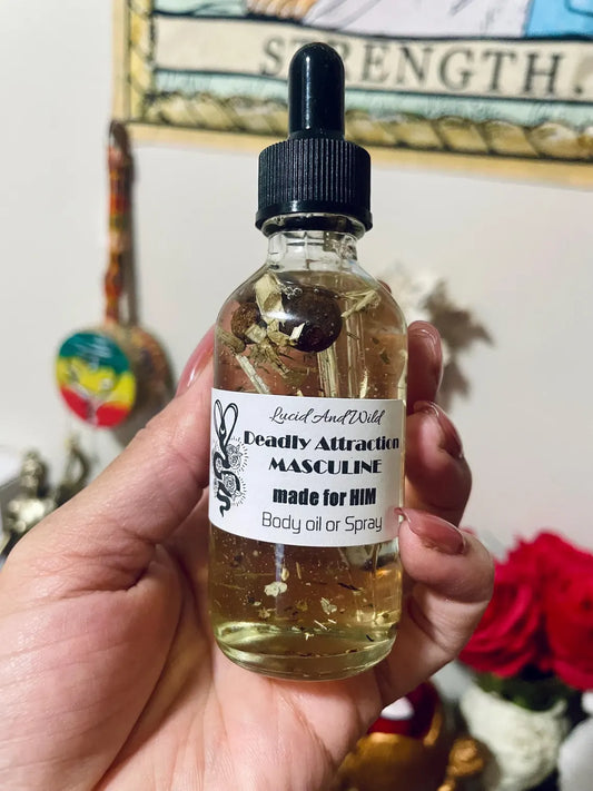 Deadly Attraction Masculine Scented Version - To attract Women/Feminine Partners