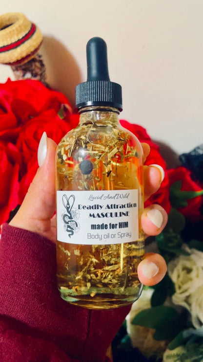 Deadly Attraction Masculine Scented Version - To attract Women/Feminine Partners