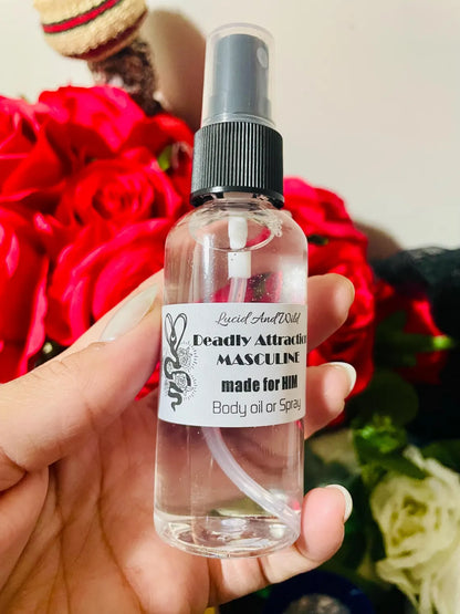 Deadly Attraction Masculine Scented Version - To attract Women/Feminine Partners