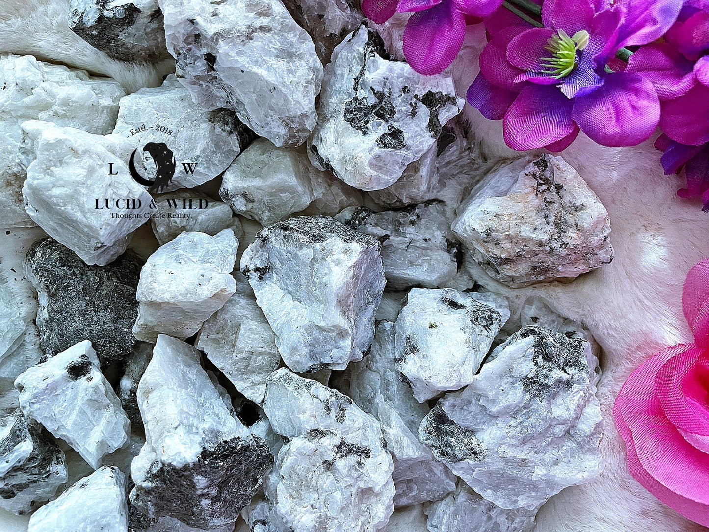Rainbow Moonstone Rough Stone 1-2 inch size