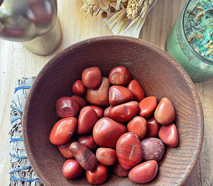 Red Jasper Tumbled Stone .75 -1 inch size