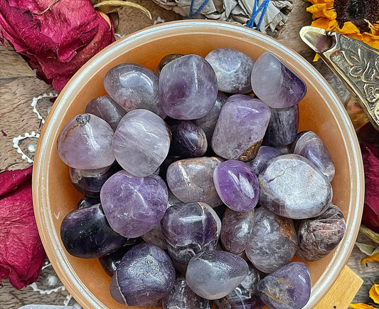 Amethyst Tumbled Stone .75 -1 inch size